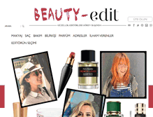 Tablet Screenshot of beauty-edit.com